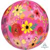 Anagram 15" Birthday Pink Floral ORBZ view 2