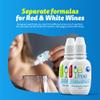 UBfree Wine Drops - 2pk Red & White - Removes Sulfites and Histamines from Red and White Wines | Naturally Eliminate Wine Headaches Sensitivities and Allergies | Odorless Tasteless | Discrete Portable view 2