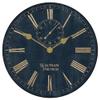 Alston Walston Navy & Gold Large Wall Clock | Ultra Quiet Quartz Mechanism | Hand Made in USA Beautiful Crisp Lasting Color | Comes in 8 Sizes | 15-Inch view 1