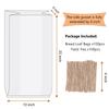 Large Bread Poly Bags,100 Pcs 22x6x10 Inch Bread Loaf Packing Bags with 100 Twist Ties,Clear Thick Gusseted Grocery Bakery Bag (Extra Large-22x6x10) view 2