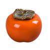 NUOBESTY Ceramics Tea Storage Containers Glazed Persimmon Loose Tea Tin Sealed Jar Food Container for Serving Tea Coffee Spice Sugar Orange view 1
