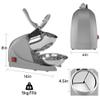 OKF Ice Shaver Prevent Splash Snow Cone Machine, Electric 3 Blades Shaved Ice Machine, 380W Ice Shaver Machine, 286lbs/hr Ice Crushers for Home Use, Ice Shaver Machine Electric, Ice Crusher (Silver) view 4