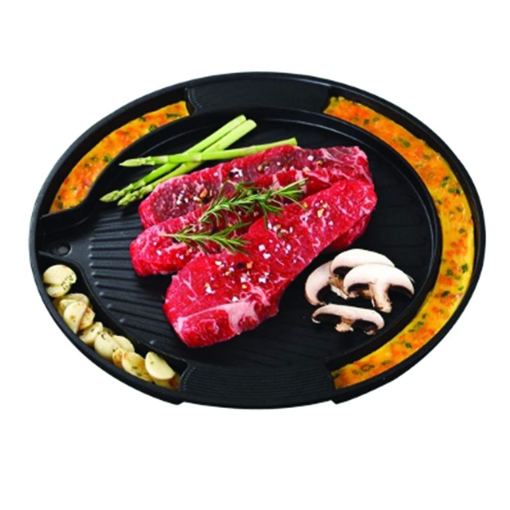 KF Cooking IH Induction Egg Steamed Grilled Plate Multi Purpose Meat Roasting