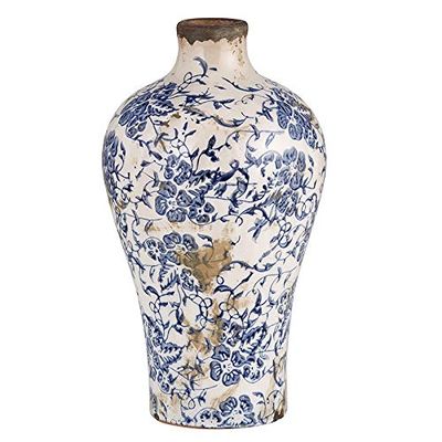 47thmain Vintage Blue Large Vase