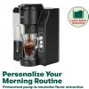 BELLA Single Serve Coffee Maker, Dual Brew, K-cup Compatible - Ground Coffee Brewer with Removable Water Tank & Adjustable Drip Tray, Perfect for Travel Mug view 3