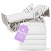 BLISSFORD 4 Pack Fitted Hospital Bed Sheets for Home Use, 36 x 84 x 12 view 1