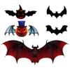 120 PCS Halloween 3D Bats Wall Stickers Removable PVC Decals for Halloween Eve Decor Home Window Decoration view 1