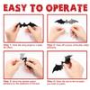 120 PCS Halloween 3D Bats Wall Stickers Removable PVC Decals for Halloween Eve Decor Home Window Decoration view 3