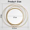 10 Inch Diameter Iron Mirror Wall Hanging Living Room Wall Decoration Pendant Bedroom Room Creative Wall Decoration Hotel Decoration view 2