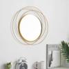 10 Inch Diameter Iron Mirror Wall Hanging Living Room Wall Decoration Pendant Bedroom Room Creative Wall Decoration Hotel Decoration view 4