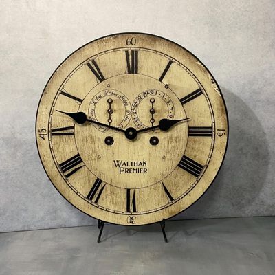1760 Walston Large Wall Clock | Ultra Quiet Quartz Mechanism | Hand Made in USA Beautiful Crisp Lasting Color | Comes in 8 Sizes | 30 Inch