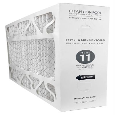 Clean Comfort AMP-M1-1056 - 16" x 25" x 5" Media Air Filter, MERV 11