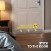 fowong Door Draft Stopper 30 Inch Weighted Under Door Noise Stopper Soundproofing Draft Guard Wind Blocker with Hook Tapes for Easy Install, Grey view 3