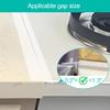 Stove Counter Gap Cover - 21 Inch Silicone Oven Gap Filler 2 Pack Clear view 3