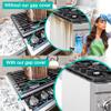Stove Counter Gap Cover - 21 Inch Silicone Oven Gap Filler 2 Pack Clear view 4