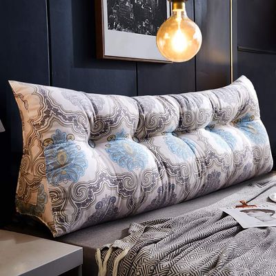HHXX Triangular Wedge Cushion, Bed Backrest Pillow, Upholstered Headboard Back, Support for Sitting Up in Bed Bed Back Support for Reading Relaxing (Chair Cushion, Sofa, Bed