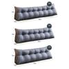 HHXX Triangular Wedge Cushion, Bed Backrest Pillow, Upholstered Headboard Back, Support for Sitting Up in Bed Bed Back Support for Reading Relaxing (Chair Cushion, Sofa, Bed view 3