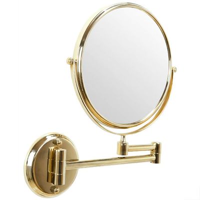 3X Magnifying Wall-Mounted Cosmetic Mirror, 3X Magnifying Mirror 360 Height-Adjustable Double-Sided Mirror, Can Be Used for Bathroom Cabinets, Round