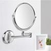 3X Magnifying Wall-Mounted Cosmetic Mirror, 3X Magnifying Mirror 360 Height-Adjustable Double-Sided Mirror, Can Be Used for Bathroom Cabinets, Round view 2
