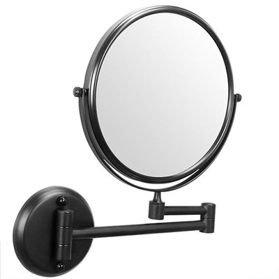 3X Magnifying Wall-Mounted Cosmetic Mirror, 3X Magnifying Mirror 360 Height-Adjustable Double-Sided Mirror, Can Be Used for Bathroom Cabinets, Round