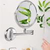 3X Magnifying Wall-Mounted Cosmetic Mirror, 3X Magnifying Mirror 360 Height-Adjustable Double-Sided Mirror, Can Be Used for Bathroom Cabinets, Round view 4
