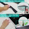 Stove Counter Gap Cover, Kitchen Silicone Oven Gap Filler 25 Inches Countertop Strips Gap Guard, Easy to Clean (Clear) view 2