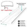 Stove Counter Gap Cover, Kitchen Silicone Oven Gap Filler 25 Inches Countertop Strips Gap Guard, Easy to Clean (Clear) view 3