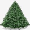 KORWINONA 7.5ft Artifical Christmas Tree Unlit Fake Tree Metal Stand for Outdoor and Indoor Home Decoration view 1