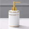 Geeyu Bath Soap Dispenser, Rustproof Pump, Ceramic Pump Bottle, Empty Liquid Hand Soap Containers for Bathroom (Color : C, Size : 500ml) view 1