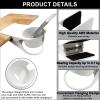 Jiozermi 3Pcs Drinking Cup Holder Clip, Red, Black and White view 3
