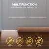 fowong Door Draft Stopper for Bottom of Door 30 Inch Weighted Noise Stopper Soundproof Draft Blocker, Brown view 3