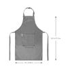 Aurya Kids Apron and Chef Hat Set-Adjustable Child Apron for Boys and Girls for Cooking Baking Dark Grey view 4