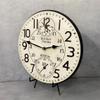 Andover Walston Large Wall Clock|Ultra Quiet Quartz Mechanism | Hand Made in USA | Home Decor | Beautiful Crisp Lasting Color | Comes in 8 Sizes | 18-inch view 2
