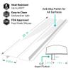 Stove Counter Gap Cover - 25 Inch Silicone Stove Gap Filler 2 Pack White view 3
