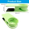 Jiozermi 3Pcs Drinking Cup Holder Clip, Desk Drink Holder Clip Adirondack Chair Cup Holder with Clip Cup Clip Holder for Water Drink Beverage Soda Coffee Mug(Blue, Green and Yellow) view 2