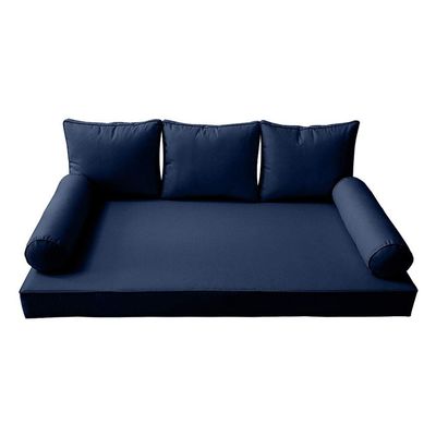 DBM IMPORTS Cover ONLY-Style 3 Outdoor Daybed Mattress Bolster Pillow Same Pipe Queen AD101