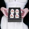 BOLD & DIVINE Small Cardinal Bird Keepsake Urns |for Human Ashes |Handcrafted | Mini Urn Set of 4 with Premium Box & Funnel view 2
