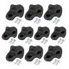 Demeras 10PCS Plastic Climbing Holds Grips Kids Climbing Stones Small Kids Toys Grip Climbing Rock Set for Climbing Frames Tree Houses (Black) view 1