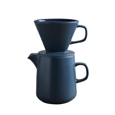 Coffee Maker Press Coffee Maker With Hand Coffee Pot Set Ceramic Coffee Filter Cup Drip Coffee Hand Pot-800Ml