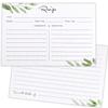 Outus 50 Pieces 4x6 Recipe Cards, Double Sided Blank Cards, Fresh Style view 1