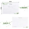 Outus 50 Pieces 4x6 Recipe Cards, Double Sided Blank Cards, Fresh Style view 3