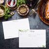 Outus 50 Pieces 4x6 Recipe Cards, Double Sided Blank Cards, Fresh Style view 4