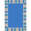 Joy Carpets Off The Cuff Area Rug in Color Light Blue, 3'10" x 5'4" view 1