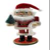Santa's Workshop 14" Santa with Tree & List Nutcracker, RED view 1