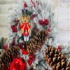 14" Teddy Bear Drummer Nutcracker view 2