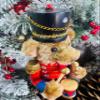 14" Teddy Bear Drummer Nutcracker view 4