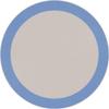 Joy Carpets Easy Going 5'4" Round Area Rug in Color Light Blue view 1