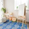 Joy Carpets Kid Essentials Simply Swirls 7'8" x 10'9" Area Rug in Color Pastel view 2