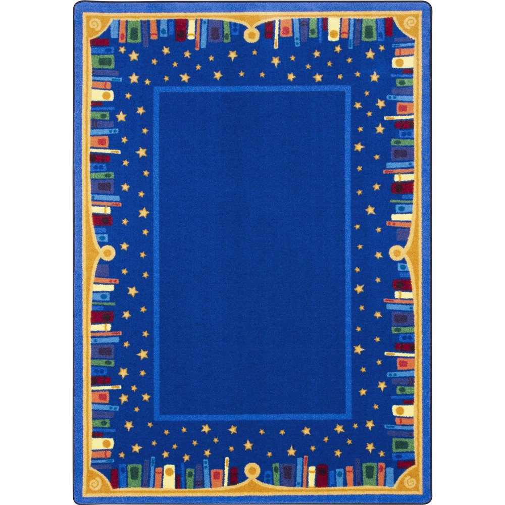 Joy Carpets Magic of Reading 7'8" x 10'9" Area Rug in Color Multi