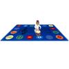 Joy Carpets Take Note Area Rug in Color Multi, 5'4" x 7'8" view 3